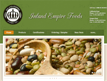 Tablet Screenshot of inlandempirefoods.com